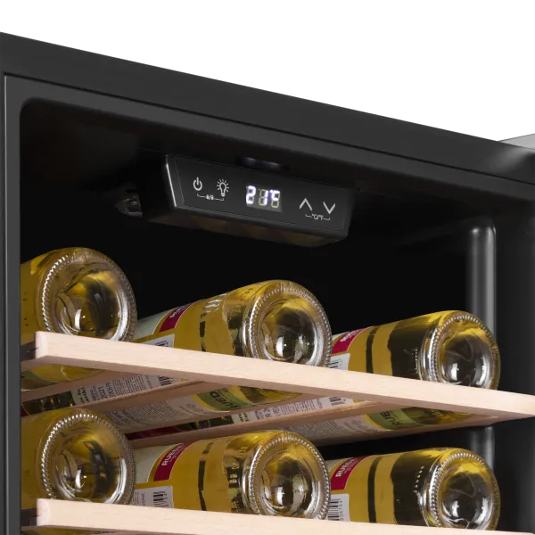 Винный шкаф MAUNFELD MFWC-124S56 Черный Винный шкаф MAUNFELD MFWC-124S56 Черный