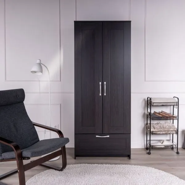 2.02.01.020.5 СИРИУС шкаф комбинированный "2 двери и 1 ящик Дуб Венге RU"