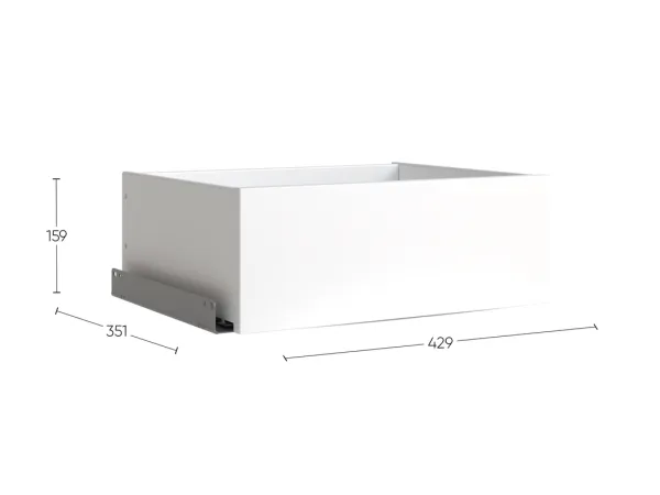 2.06.09.140.1 МАКС ящик выдвижной 50х36 белый RU 2.06.09.140.1 МАКС ящик выдвижной 50х36 белый RU