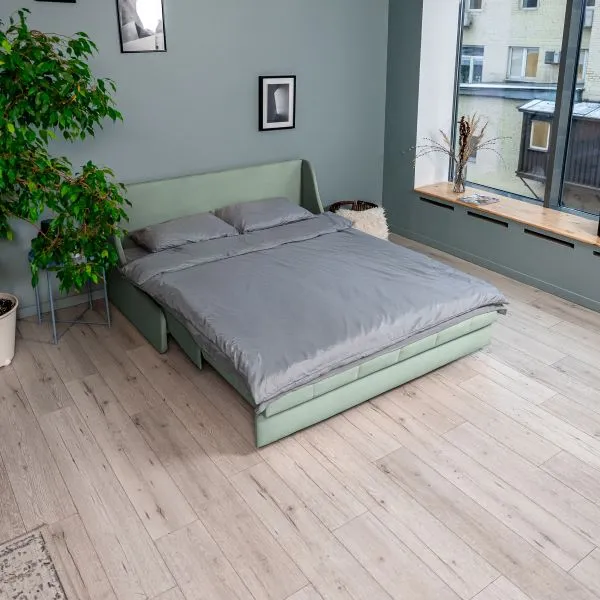 ТОКИО Диван прямой мятный, 160 ППУ