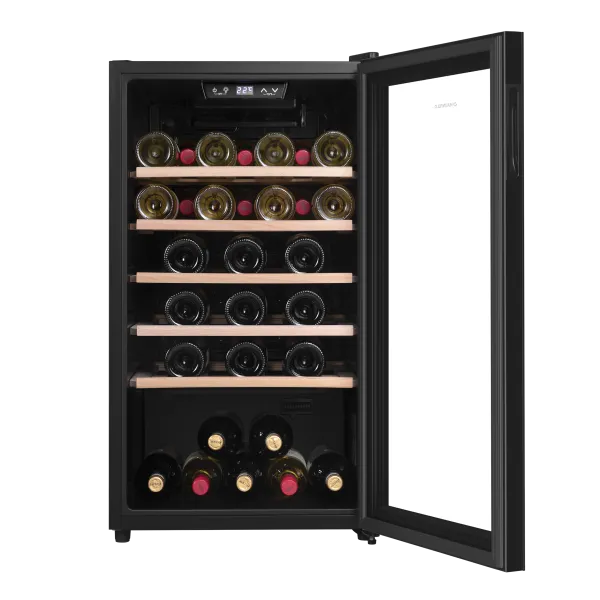Винный шкаф MAUNFELD MFWC-124S56 Черный Винный шкаф MAUNFELD MFWC-124S56 Черный