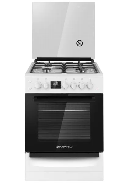 Газовая плита с электрической духовкой MAUNFELD MGC60EC05 Белый Газовая плита с электрической духовкой MAUNFELD MGC60EC05 Белый