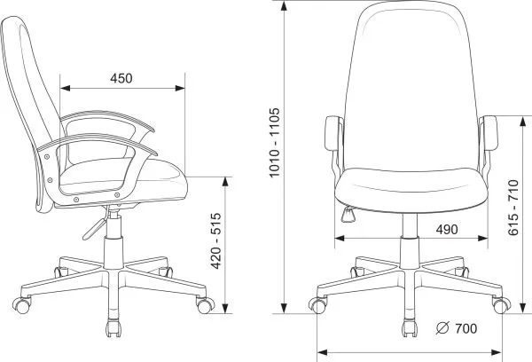 Кресло руководителя Бюрократ CH-808LT серый 3C1 крестов. пластик Кресло руководителя Бюрократ CH-808LT серый 3C1 крестов. пластик