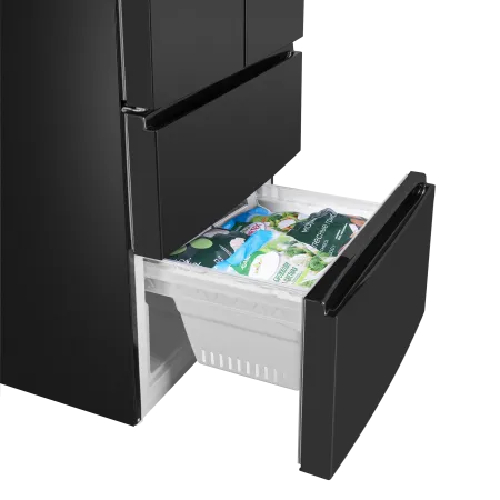 Холодильник с инвертором KITFit Pro MAUNFELD MFF190NFDSB01 Total NoFrost инвертор Черная нержавеющая сталь