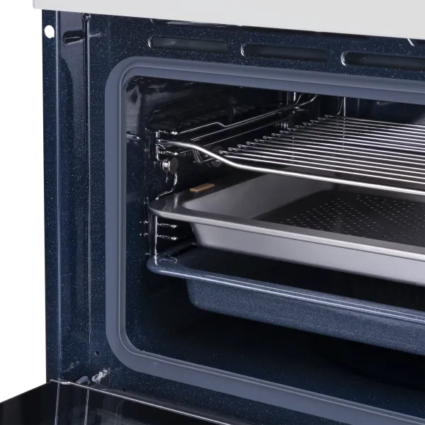 Шкаф духовой электрический с паром MAUNFELD MCMO5016STG Белый