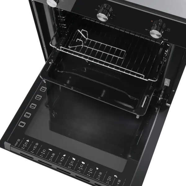 Шкаф духовой газоэлектрический MAUNFELD EOGC604 Slim Черный