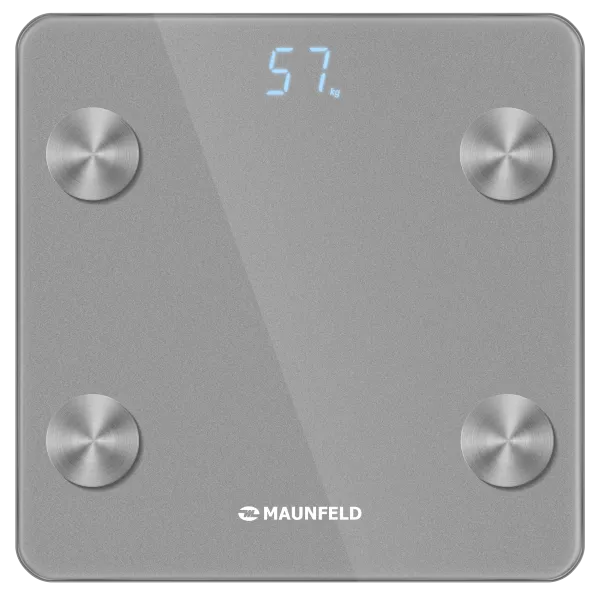Умные весы MAUNFELD MBS-183B Серебристый Умные весы MAUNFELD MBS-183B Серебристый