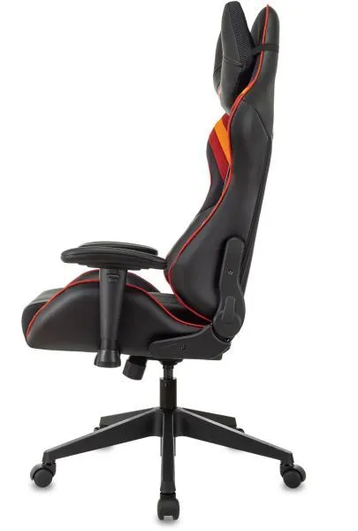 Кресло игровое Zombie VIKING 4 AERO черный/красный ткань/эко.кожа с подголов. крестов. пластик Кресло игровое Zombie VIKING 4 AERO черный/красный ткань/эко.кожа с подголов. крестов. пластик