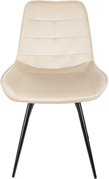 Стул для дома Бюрократ CH-K2_4 комплект 4шт бежевый Holland 06 металл черный на ножках (CH-K2_1/HL07_4)
