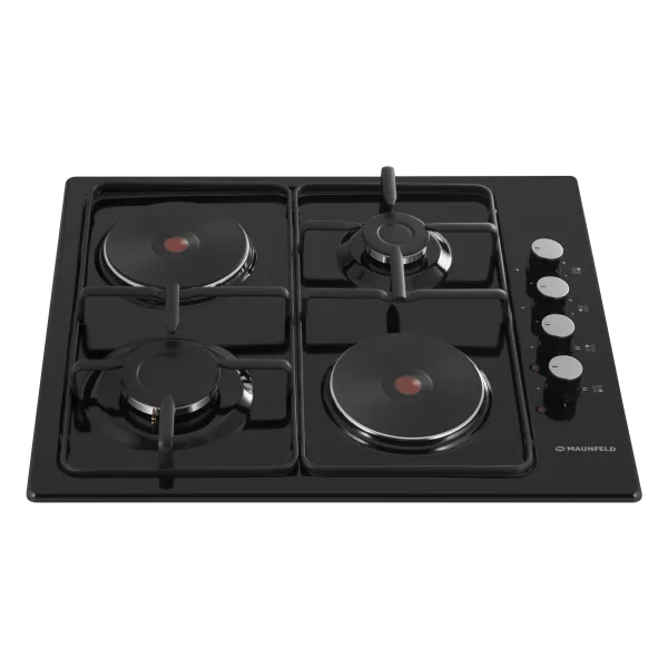 Комбинированная варочная панель MAUNFELD EEHE.64.5EB\KG Черный Комбинированная варочная панель MAUNFELD EEHE.64.5EB\KG Черный