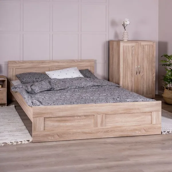 2.02.04.210.3 СИРИУС кровать двойная 180х200 сонома RU 2.02.04.210.3 СИРИУС кровать двойная 180х200 сонома RU