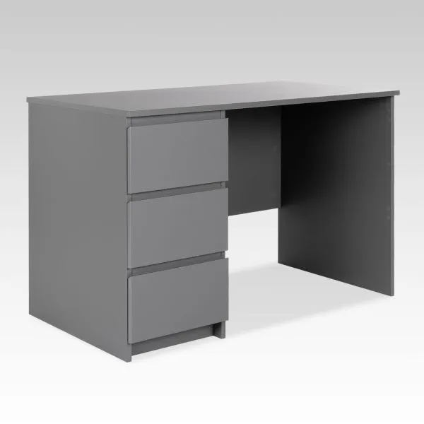 2.03.06.090.4 КАСТОР стол письменный 3 ящика 116х65 RU серый 2.03.06.090.4 КАСТОР стол письменный 3 ящика 116х65 RU серый