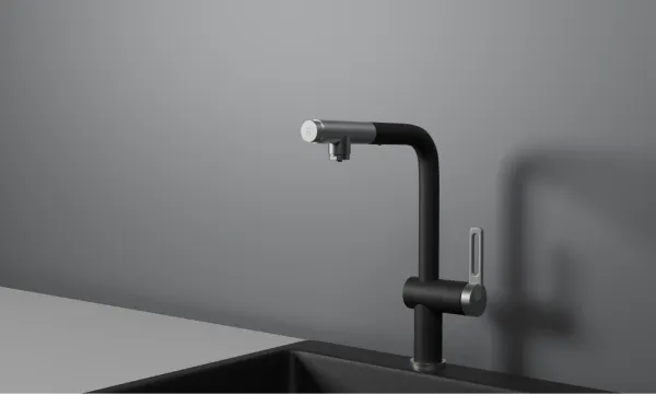 GR-8169, ТУРМАЛИН, СМЕСИТЕЛЬ КУХОННЫЙ С ВЫДВИЖНЫМ ИЗЛИВОМ