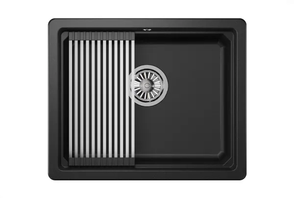 KS-5501U, АЛЮМИНИУМ, кухонная мойка, кварц KS-5501U, АЛЮМИНИУМ, кухонная мойка, кварц