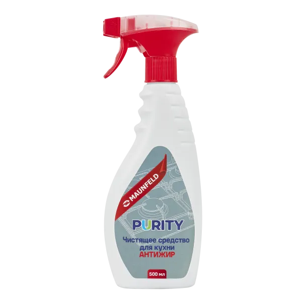 Чистящее средство для кухни Антижир Maunfeld Purity 500мл MDC500KE Чистящее средство для кухни Антижир Maunfeld Purity 500мл MDC500KE