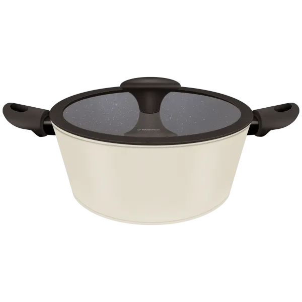 Кастрюля MAUNFELD KAYLA MF38KL01CS из кованого алюминия,  3,8 л