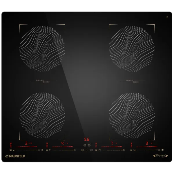 Индукционная варочная панель MAUNFELD CVI594SB2F Inverter Черный