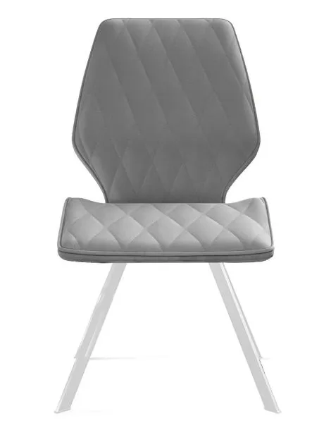 Стул DikLine 242M B22 GREY/ ножки белые