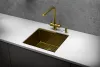 KS-5045U, ЗОЛОТО САТИН, стальная кухонная мойка KITCHEN SPACE