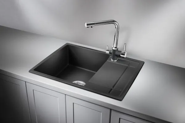 6501, ТУРМАЛИН, кухонная мойка, кварц