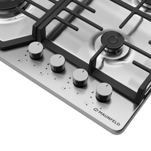 Газовая варочная панель MAUNFELD EGHS.64.73CS/G Нержавеющая сталь Газовая варочная панель MAUNFELD EGHS.64.73CS/G Нержавеющая сталь