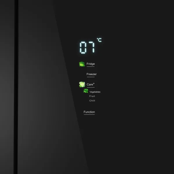 Холодильник-морозильник с инвертором MAUNFELD MFF192NF01 Inverter Черный