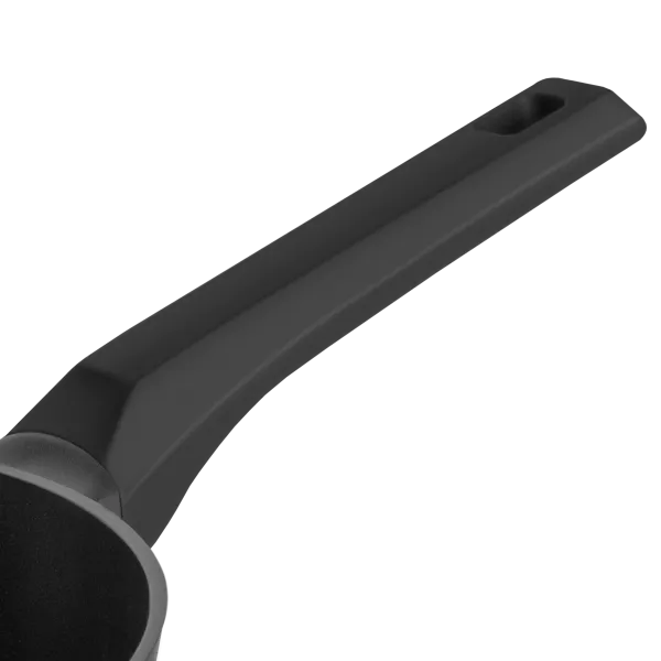 Ковш с крышкой MAUNFELD AURORA MF16ARR1SP из литого алюминия, 16*8 см Черный