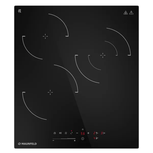 Электрическая варочная панель с объединением зон Bridge MAUNFELD CVCE453SDBK Черный