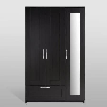 Шкаф СИРИУС трехдверный с выдвижным ящиком, цвет Дуб Венге