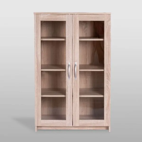 2.02.03.390.3 СИРИУС тумба 2 двери со стеклом 78х123 сонома RU 2.02.03.390.3 СИРИУС тумба 2 двери со стеклом 78х123 сонома RU