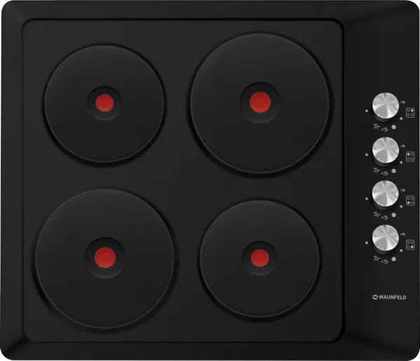 Электрическая варочная панель MAUNFELD EEHE.64.4 Черный Электрическая варочная панель MAUNFELD EEHE.64.4 Черный