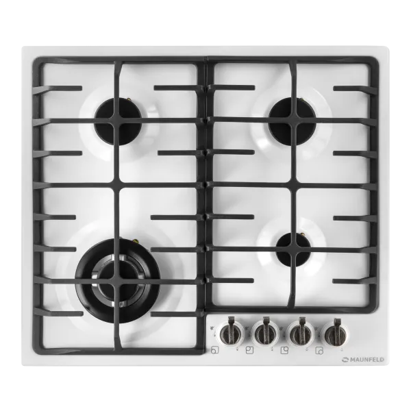 Газовая варочная панель MAUNFELD MGHE.64.74 Белый Газовая варочная панель MAUNFELD MGHE.64.74 Белый