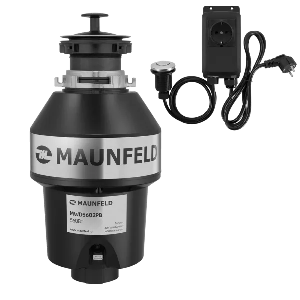 Измельчитель пищевых отходов с пневмокнопкой MAUNFELD MWD5602PB Измельчитель пищевых отходов с пневмокнопкой MAUNFELD MWD5602PB