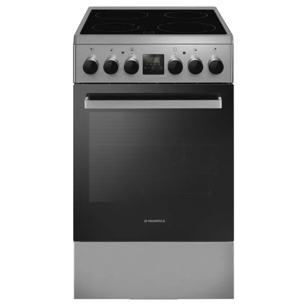 Электрическая стеклокерамическая плита MAUNFELD MEC55C08D Нержавеющая сталь