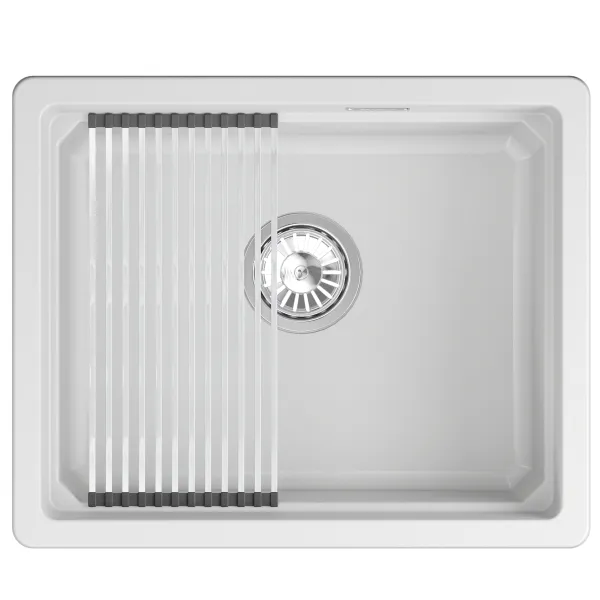 KS-5501iU, АРКТИК (БЕЛЫЙ), кухонная мойка, кварц KS-5501iU, АРКТИК (БЕЛЫЙ), кухонная мойка, кварц