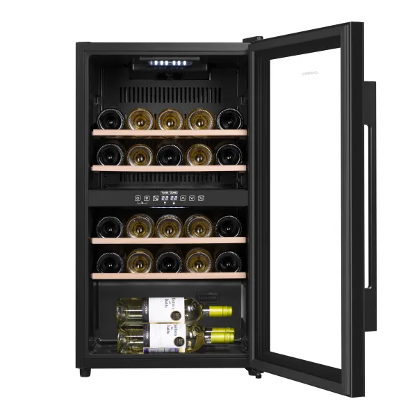 Винный шкаф MAUNFELD MFWC-85D28 Черный Винный шкаф MAUNFELD MFWC-85D28 Черный