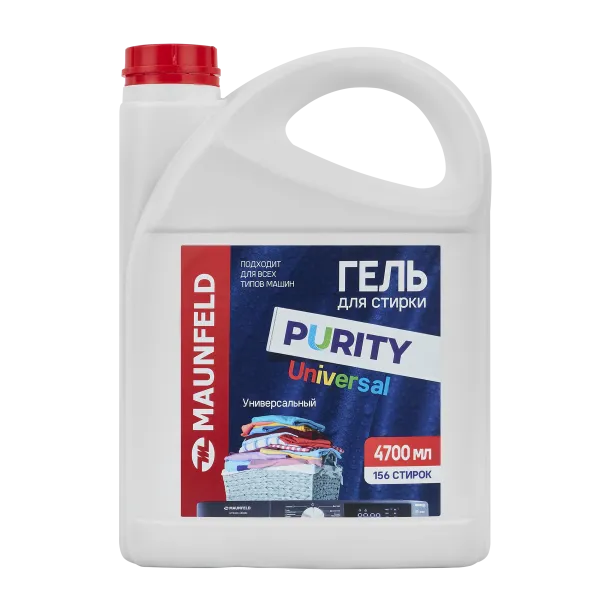 Гель для стирки Maunfeld Purity Universal 4700мл MWL4700PU Белый Гель для стирки Maunfeld Purity Universal 4700мл MWL4700PU Белый