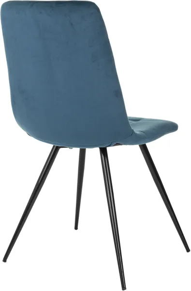 Стул для дома Бюрократ CH-K1_4 комплект 4шт синий Holland 58 металл черный на ножках (CH-K1_1/HL58_4)