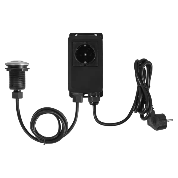 Пневмокнопка для измельчителя пищевых отходов с установочным комплектом MAUNFELD MPB01 Черный Пневмокнопка для измельчителя пищевых отходов с установочным комплектом MAUNFELD MPB01 Черный