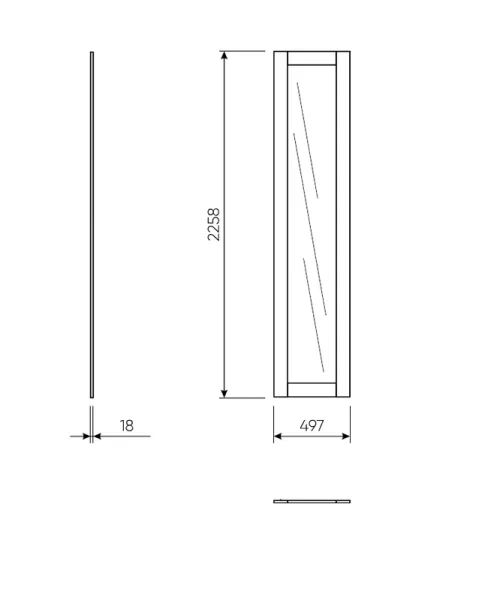 2.06.14.370.4 МАКС дверь 50 (с зеркалом) серая, ручка-кнопка 2.06.14.370.4 МАКС дверь 50 (с зеркалом) серая, ручка-кнопка