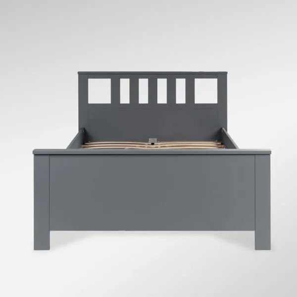 2.08.04.060.4 САГА кровать двойная 140х200 серая 2.08.04.060.4 САГА кровать двойная 140х200 серая