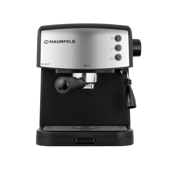Кофемашина рожкового типа MAUNFELD MF-734BK Черный Кофемашина рожкового типа MAUNFELD MF-734BK Черный