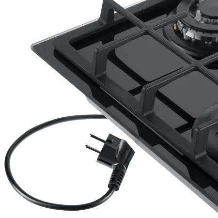 Газовая варочная панель MAUNFELD EGHG.43.33C Черный/черная фурнитура Газовая варочная панель MAUNFELD EGHG.43.33C Черный/черная фурнитура