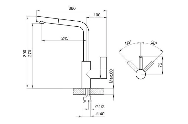 2502, ПЕСОК, СМЕСИТЕЛЬ КУХОННЫЙ 2502, ПЕСОК, СМЕСИТЕЛЬ КУХОННЫЙ