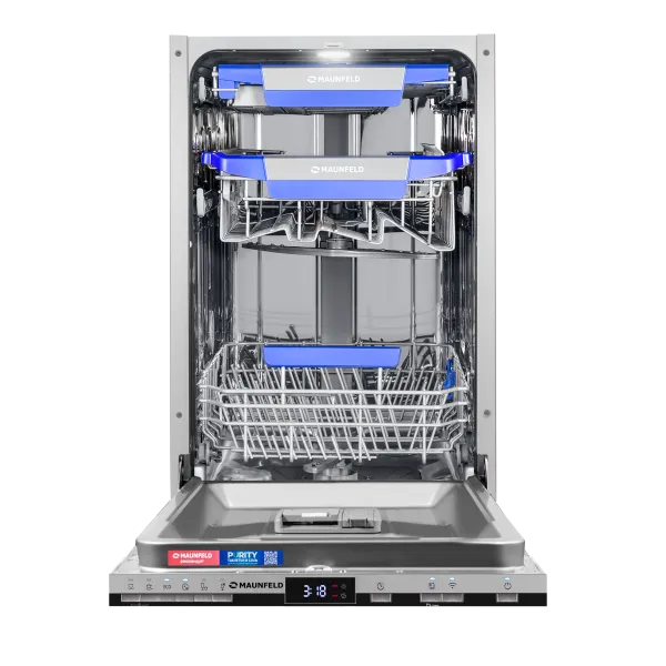 Посудомоечная машина с авто-открываниемMAUNFELD MLP45230 Light Beam Inverter Wi-Fi Нержавеющая сталь Посудомоечная машина с авто-открываниемMAUNFELD MLP45230 Light Beam Inverter Wi-Fi Нержавеющая сталь