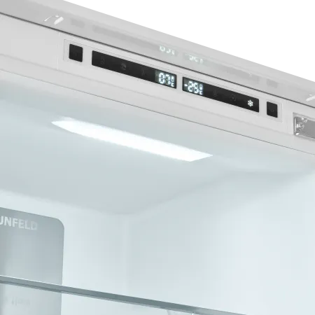 Холодильник-морозильник встраиваемый MAUNFELD MBF177NFWHGR Inverter Белый