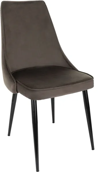 Стул для дома Бюрократ CH-K4_2 комплект 2шт коричневый Holland 74 металл черный на ножках (CH-K4_1/HL74_2)