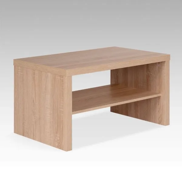 S00814 Энкель 82С журнальный cтол 82x50x45, дуб беленый