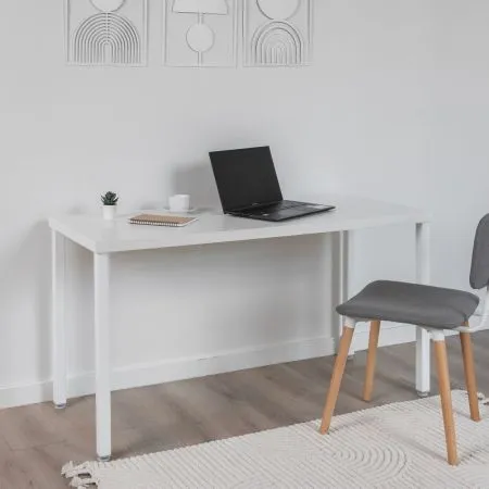 S00463 Ингар 2/ТТ стол письменный 140x75x55, белый