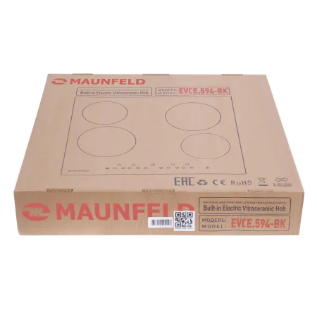 Электрическая варочная панель MAUNFELD EVCE.594-BK Черный